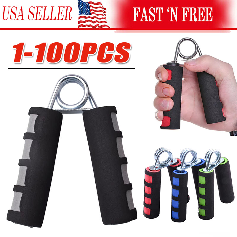 Hand Grip Strength Power Trainer Gripper Strengthener Gym Exerciser Hard Trainer