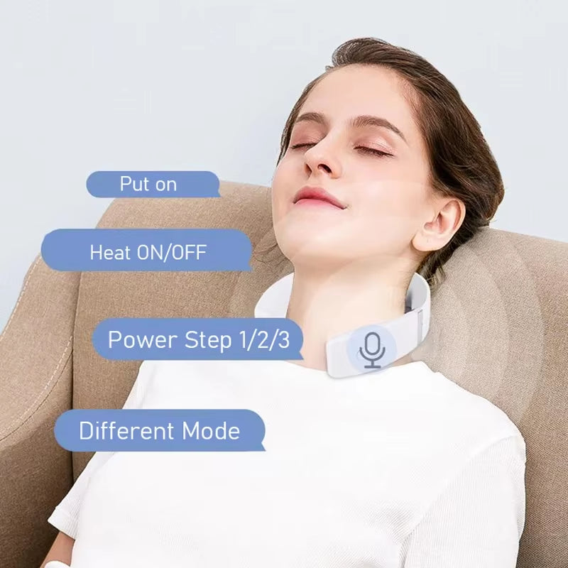 Cross-Border Neck Massager Shoulder and Neck Neck Protector Household Mini Portable Cervical Spine Massager