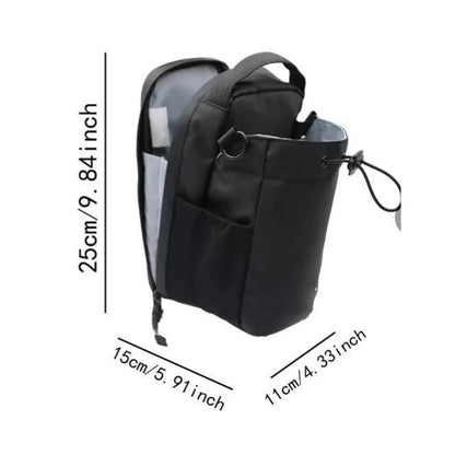 Gym Water Bottle Magnetic Bag-Ultra-Light Water-Resistant, Multi-Way Wear with Adjustable Straps for Fitness