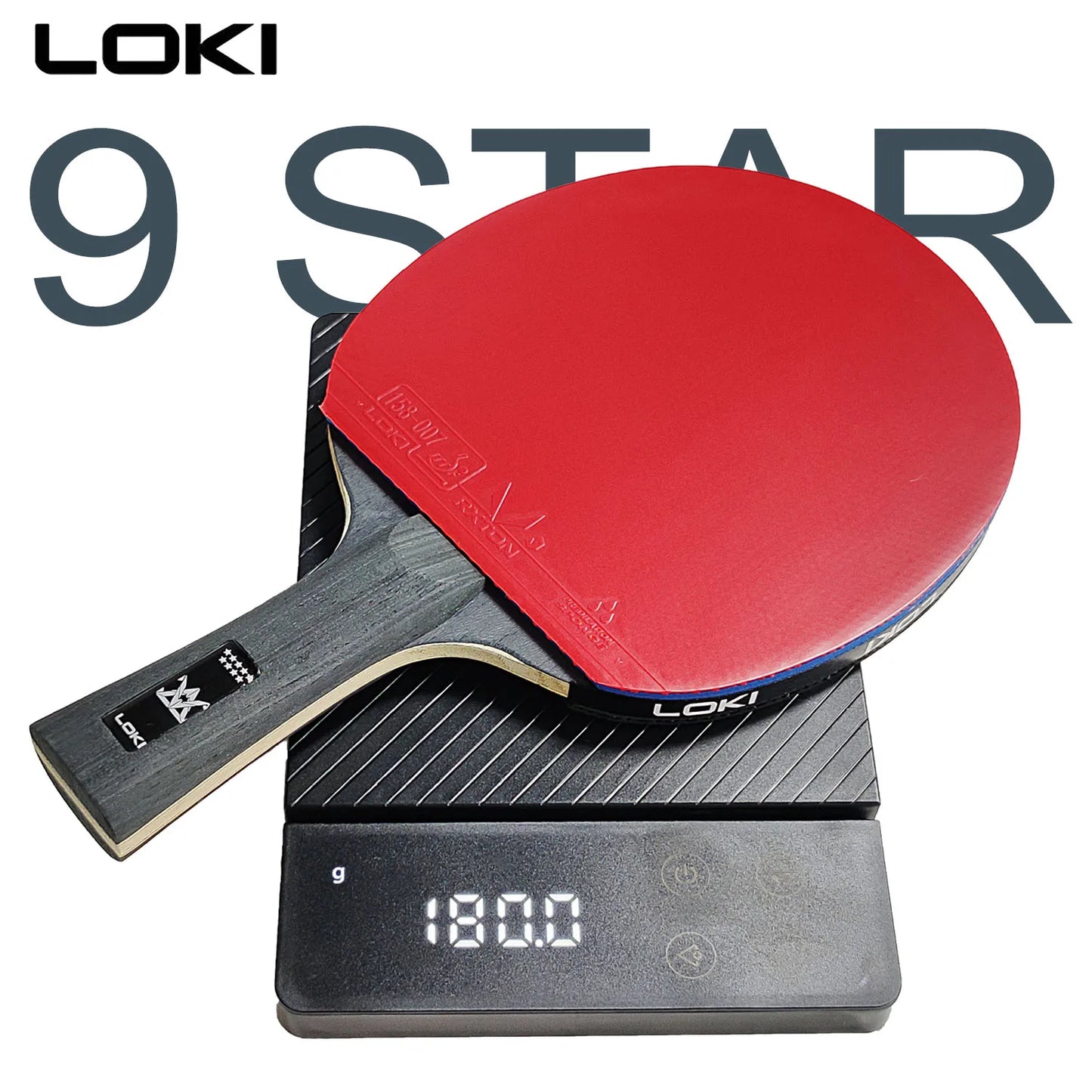 9 Star Table Tennis Racket Professional 5+2 Carbon Ping Pong Paddle 6/7/8/9 Star Ultra Offensive with Sticky Rubbers